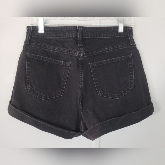 Wild Fable Black Highest Rise Mom Shorts - Picture 5 of 11